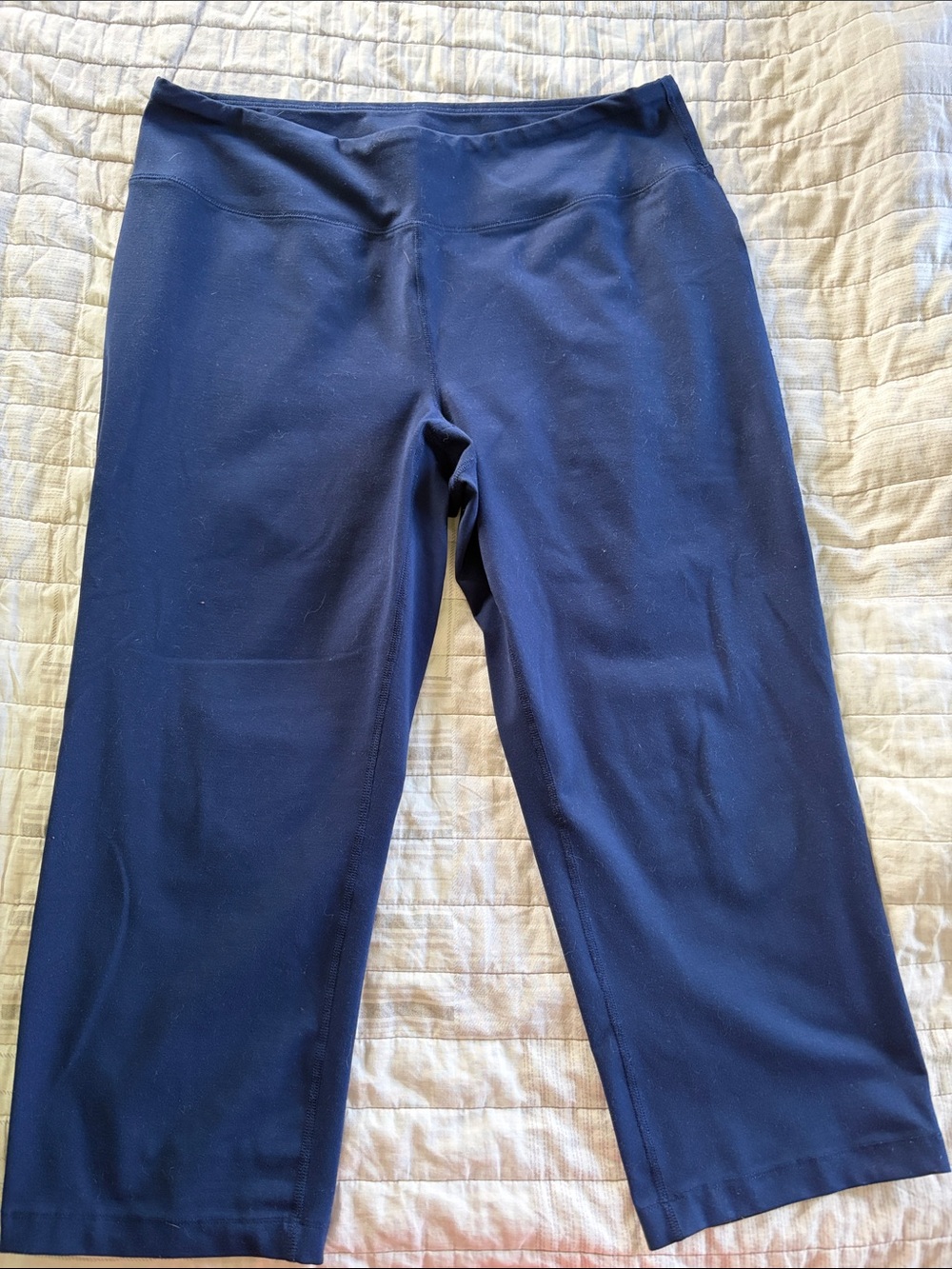 Land’s End Navy Cropped Leggings